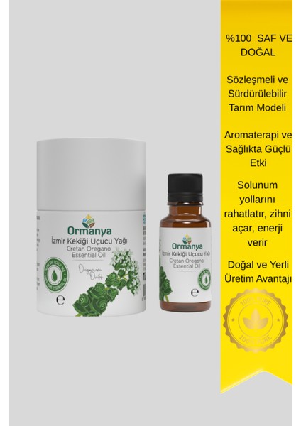 Izmir Kekiği Distilasyon Uçucu Yağı 5 ml