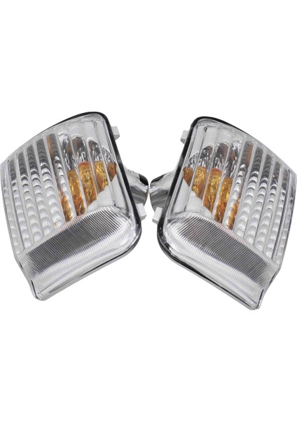 1 Çift Araba Kanat Aynası Gösterge Işığı Merceği 6325.H1 6325.H0 (Yurt Dışından) modelleri