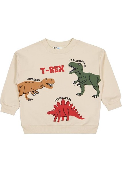 Trex Baskılı 2-5 Yaş Sweatshirt