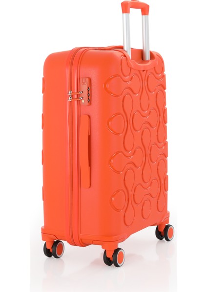 Polipropilen 3'lü Valiz Seti Orta & Kabin & Makyaj V376