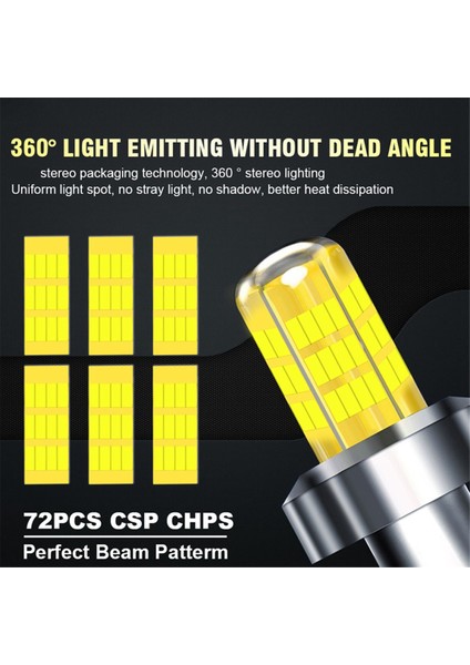 9006 LED Araba Far Ampulü LED 360 350000LM 800W 3D Otomatik Lambalar (Yurt Dışından)