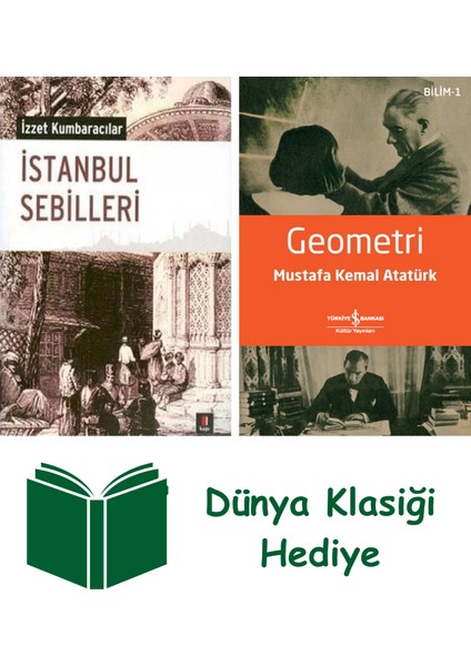 Istanbul Sebilleri + Geometri + Dünya Klasiği Hediye