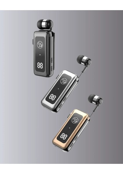 Içi Sarılabilen Kablo ve Yaka Klipsli Bluetooth Kulaklık indirimleri