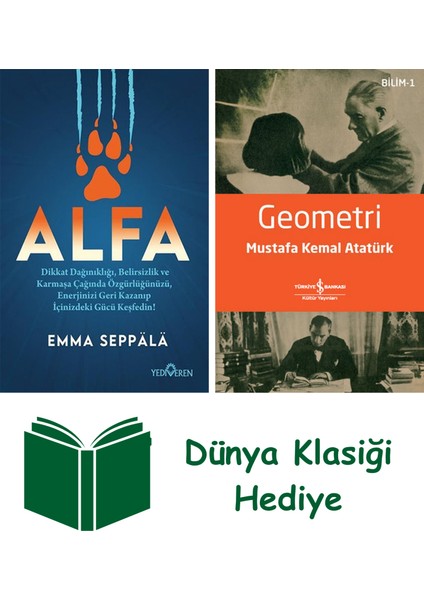 Alfa + Geometri + Dünya Klasiği Hediye