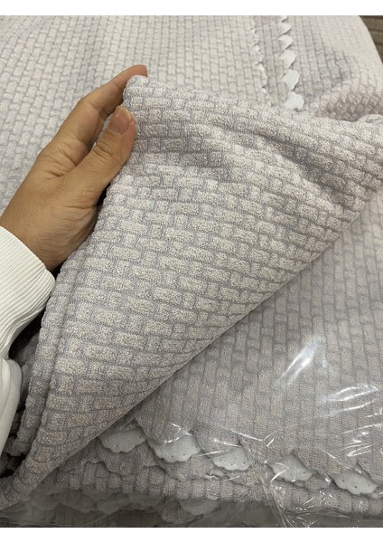 Soft Dokulu Kaymaz Tabanlı Koltuk Örtüsü Gri ( 200X 170 cm) fiyatları