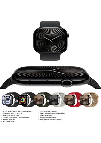 HK10 Pro Max – Şık Tasarım, Güçlü Pil, Gelişmiş Sağlık Takibiyle Akıllı Saat Deneyimi fiyatları