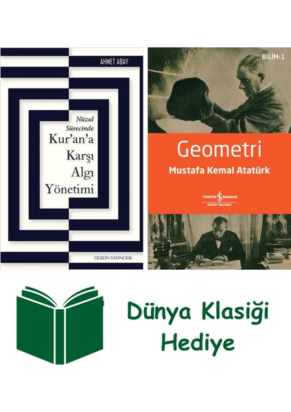 Kur'an'a Karşı Algı Yönetimi + Geometri + Dünya Klasiği Hediye