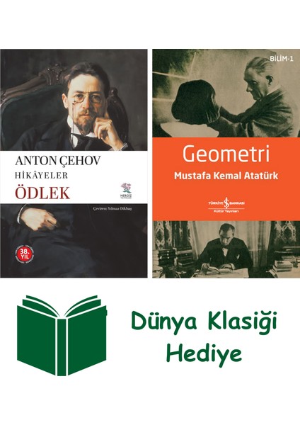 Ödlek + Geometri + Dünya Klasiği Hediye