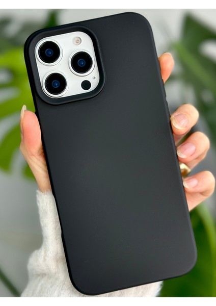 Iphone 16 Promax Uyumlu Içi Kadife Esnek Silikon Leke Tutmaz Lansman Kılıf