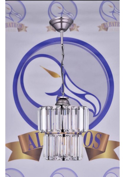 2 Katlı Kristal Avize