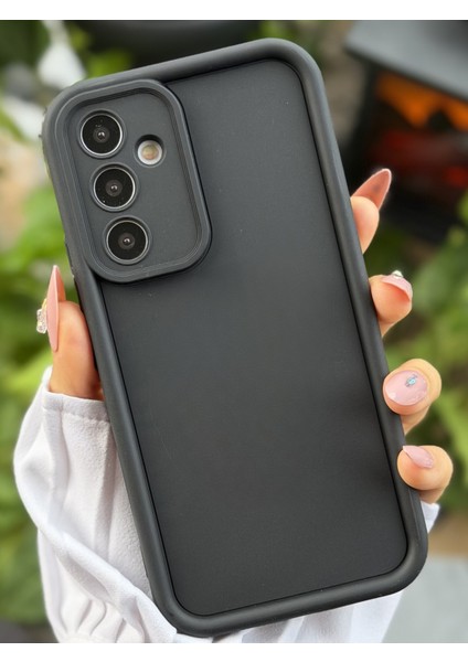 Galaxy A25 Uyumlu Mat Lansman Parmak Izi Bırakmaz Esnek Silikon Kılıf