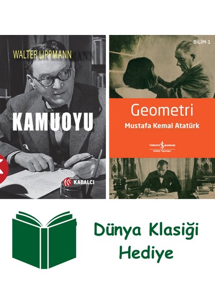Kamuoyu + Geometri + Dünya Klasiği Hediye