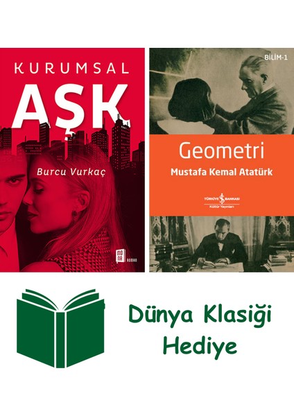 Kurumsal Aşk + Geometri + Dünya Klasiği Hediye