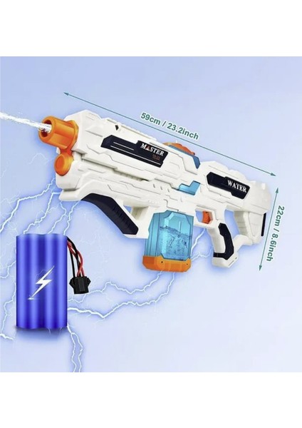 QS811-213 Şarjlı Su Tabancası 8 Metre 600 ml (Lisinya) fırsatları