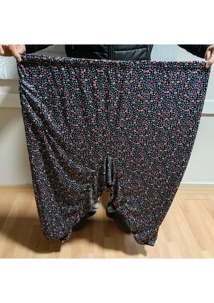 Kadın Bayan Battal Büyük Beden Jarse Kumaş Bel Lastikli Sağ Yan Tek Gizli Fermuarlı Cepli Eşofman Altı Şalvar Bol Rahat Kalıp 80 Ile 120 Kiloğrama Kadar Olur Standart Beden fiyatları