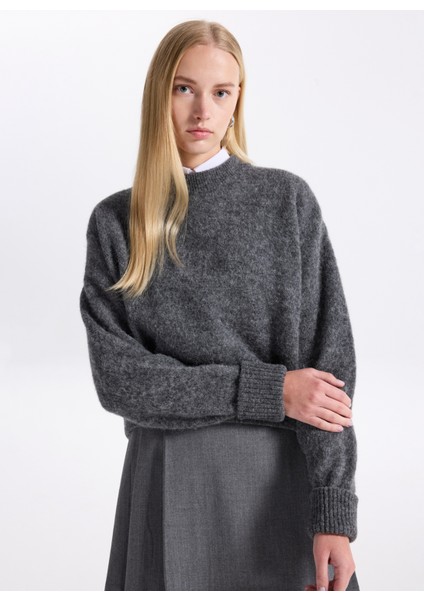 Yuvarlak Yaka Standart Antrasit Kazak Kadın VITO18EH25ACIECH modelleri