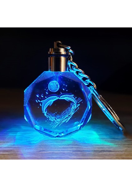 Yunus Balığı Tasarımlı Renk Değiştiren Işıklı Anahtarlık fiyatları