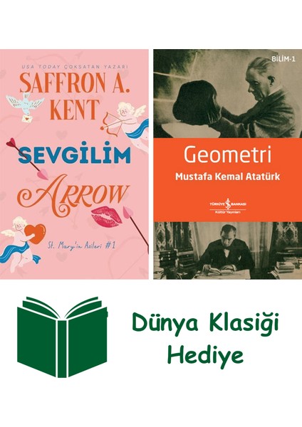 Sevgilim Arrow + Geometri + Dünya Klasiği Hediye