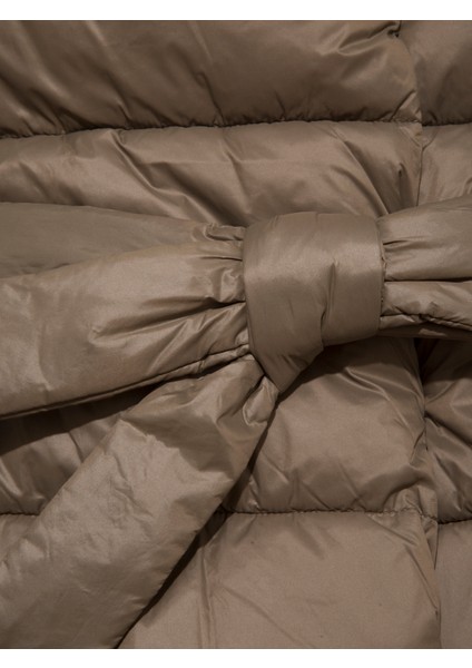 Kadın Yeşil Puffer Şişme Relaxed Yelek fiyatları