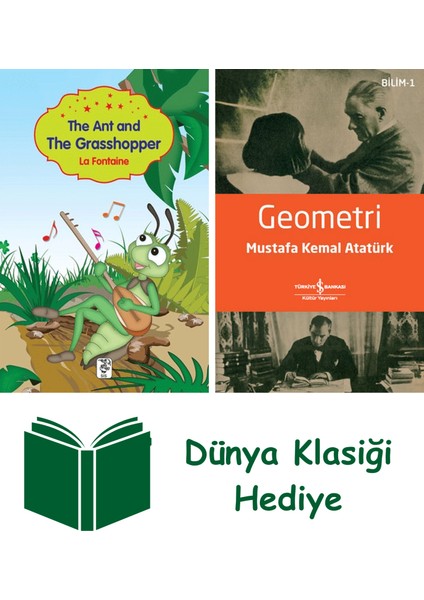 The Ant And The Grasshopper + Geometri + Dünya Klasiği Hediye