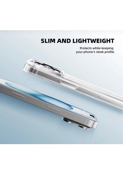 iPhone 17 Pro Max Uyumlu Şeffaf Kılıf | Ultra Ince Silikon Koruyucu | Kamera Korumalı