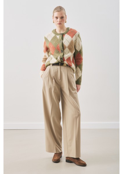 Classıc Pileli Pantolon Çağla fiyatları