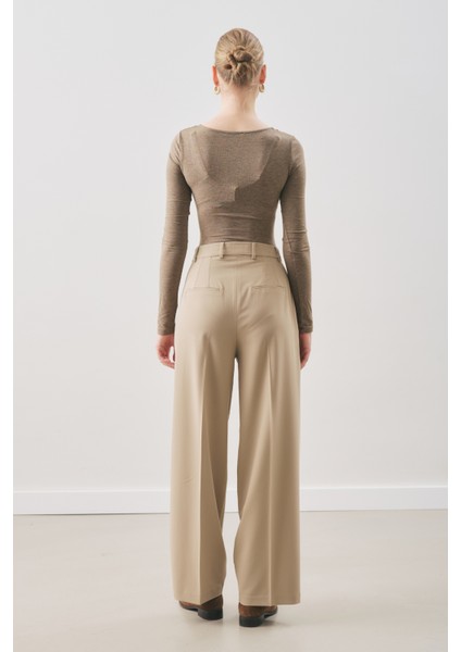 Classıc Pileli Pantolon Çağla