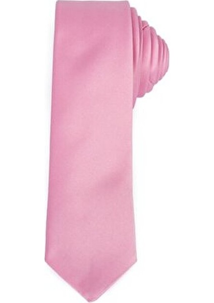 Düz İnce Kravat Pembe Renk Şık Tasarım Erkekler İçin Rahat Kullanım fiyatları
