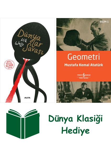 Dünyalar Savaşı + Geometri + Dünya Klasiği Hediye