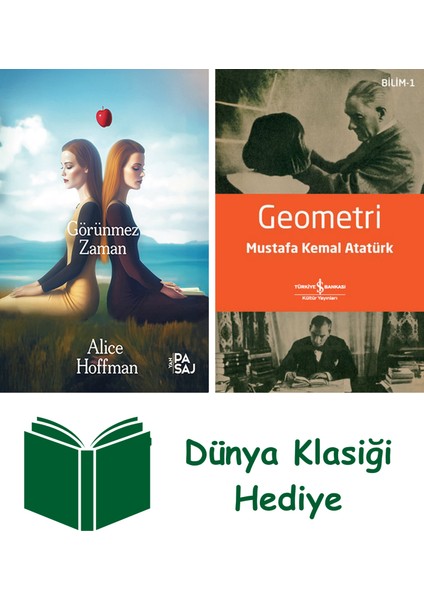 Görünmez Zaman + Geometri + Dünya Klasiği Hediye
