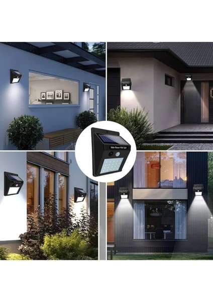 Güneş Enerjili Sensörlü Duvar Lambası Bahçe Lamba Suya Dayanıklı Bahçe Aydınlatma fiyatları
