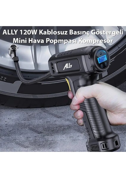 Ally 120W Kablosuz Basınç Göstergeli Mini Hava Popmpası KOMPRESÖRST-5007C-(5775 - ?99?64E4-7G8 fiyatları