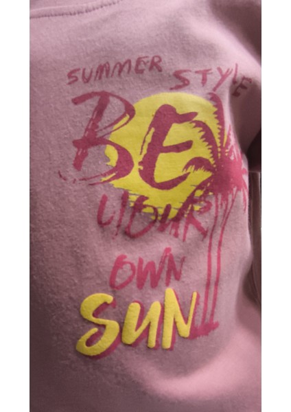 Çocuk Unisex Kız Erkek Şortlu Alt Üst Takım Kreş %100 Pamuk Rahat Tarz Tasarım Premium, Mercan fırsatları