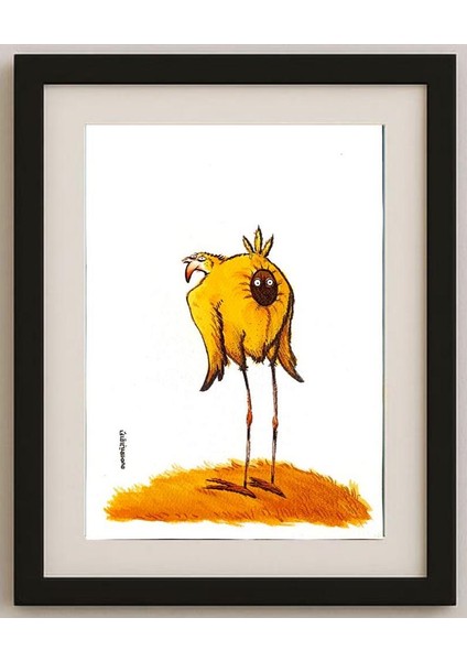 Mohammad Amin Aghaey 29X21CM Orijinal Karikatür Tablo