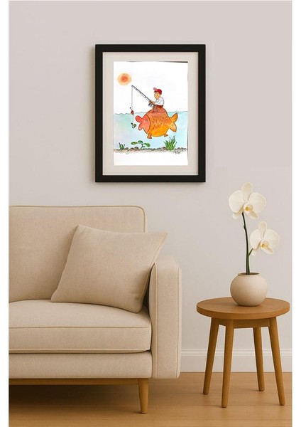 Vladimir Pavlik 43x30cm Orijinal Karikatür Tablo fiyatları