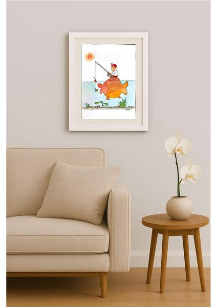 Vladimir Pavlik 43x30cm Orijinal Karikatür Tablo indirimleri