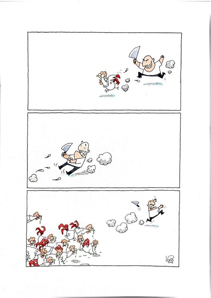 Thiwawat 37x28cm Orijinal Karikatür Tablo modelleri