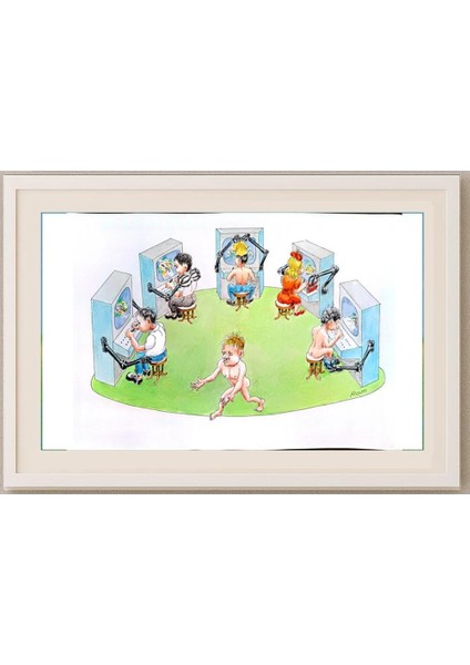 Romanov Vladimir 40x30cm Orijinal Karikatür Tablo fırsatları