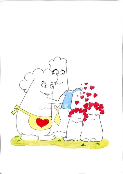 Kim Dae Hong 43x30cm Orijinal Karikatür Tablo modelleri