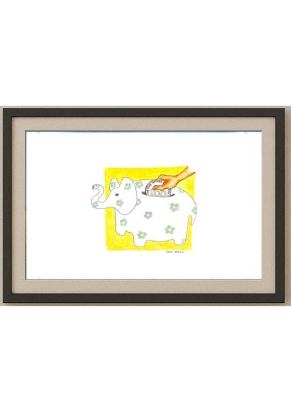 Susanto 29X21CM Orijinal Karikatür Tablo