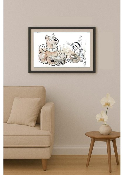 Mancos Sarro 43x30cm Orijinal Karikatür Tablo fiyatları