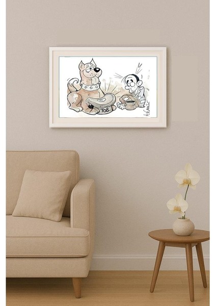 Mancos Sarro 43x30cm Orijinal Karikatür Tablo indirimleri