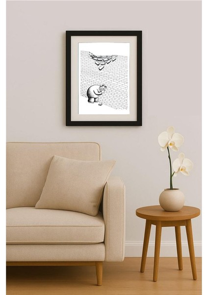 Feng Gui Bo 43x30cm Orijinal Karikatür Tablo fiyatları