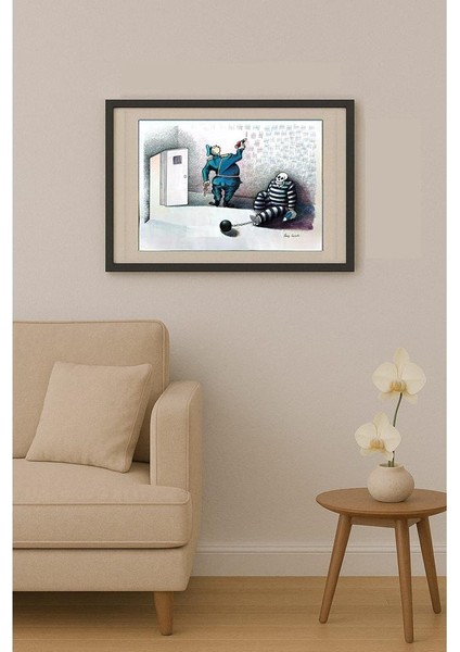 Feng Gui Bo 43x30cm Orijinal Karikatür Tablo fiyatları