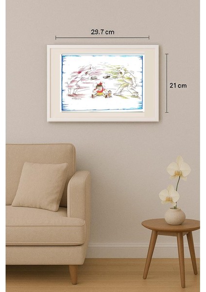 Wolfgang Schlegel 29X21CM Orijinal Karikatür Tablo indirimleri