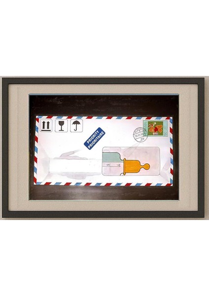 Mihai Dinulescu 29X21CM Orijinal Karikatür Tablo