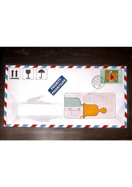 Mihai Dinulescu 29X21CM Orijinal Karikatür Tablo modelleri