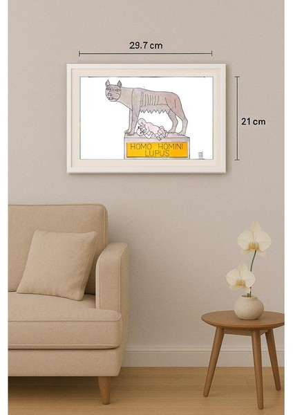 Mihai Dinulescu 29X21CM Orijinal Karikatür Tablo indirimleri