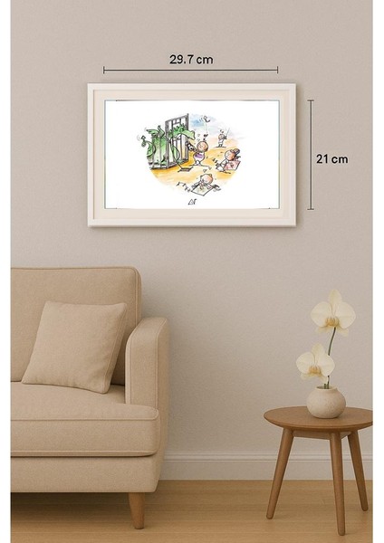 Novakov Goran 29X21CM Orijinal Karikatür Tablo indirimleri