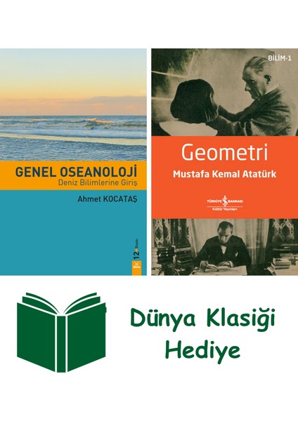 Genel Oseanoloji - Deniz Bilimlerine Giriş + Geometri + Dünya Klasiği Hediye